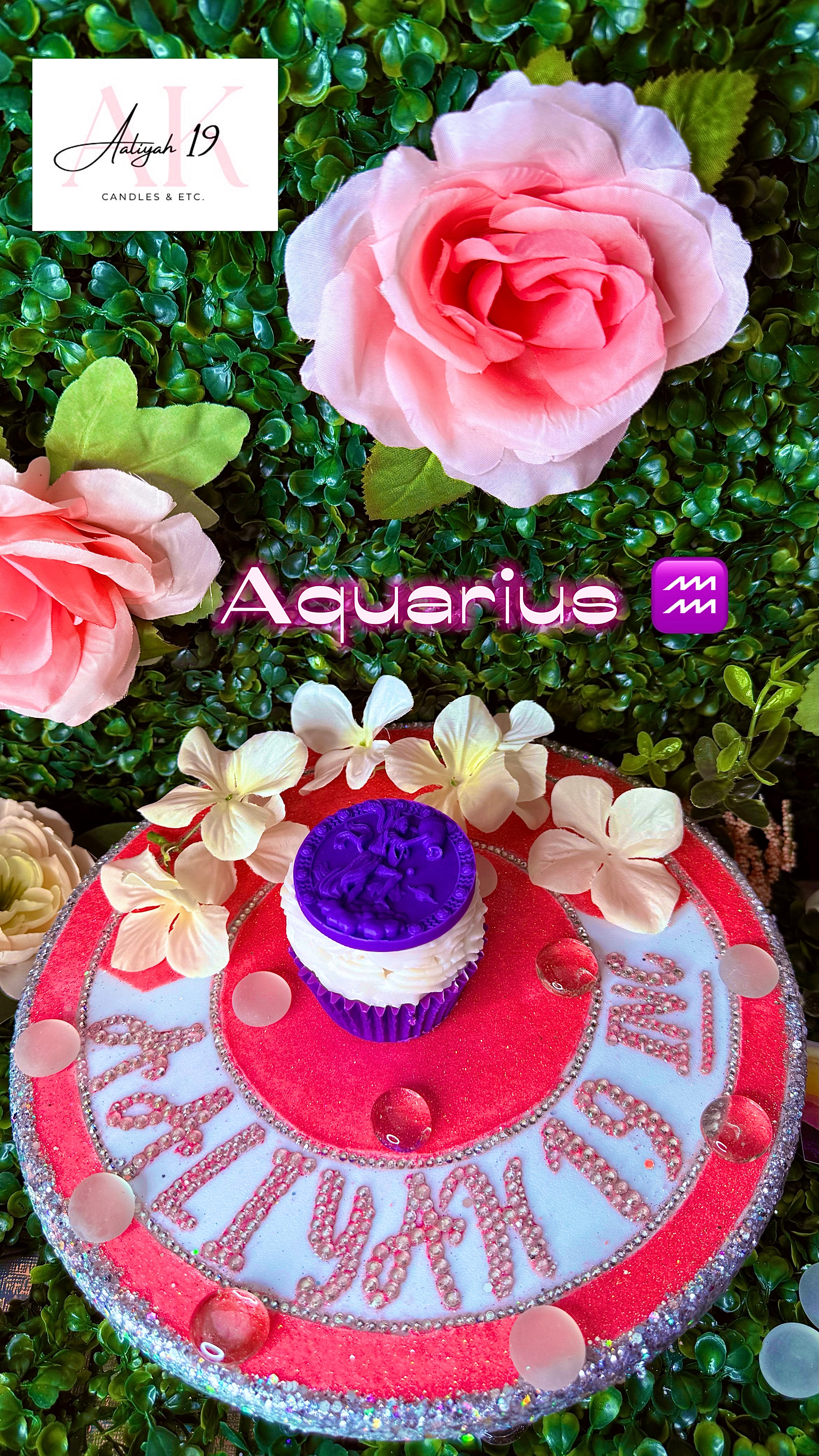 Aquarius Cupcake Wax Melt