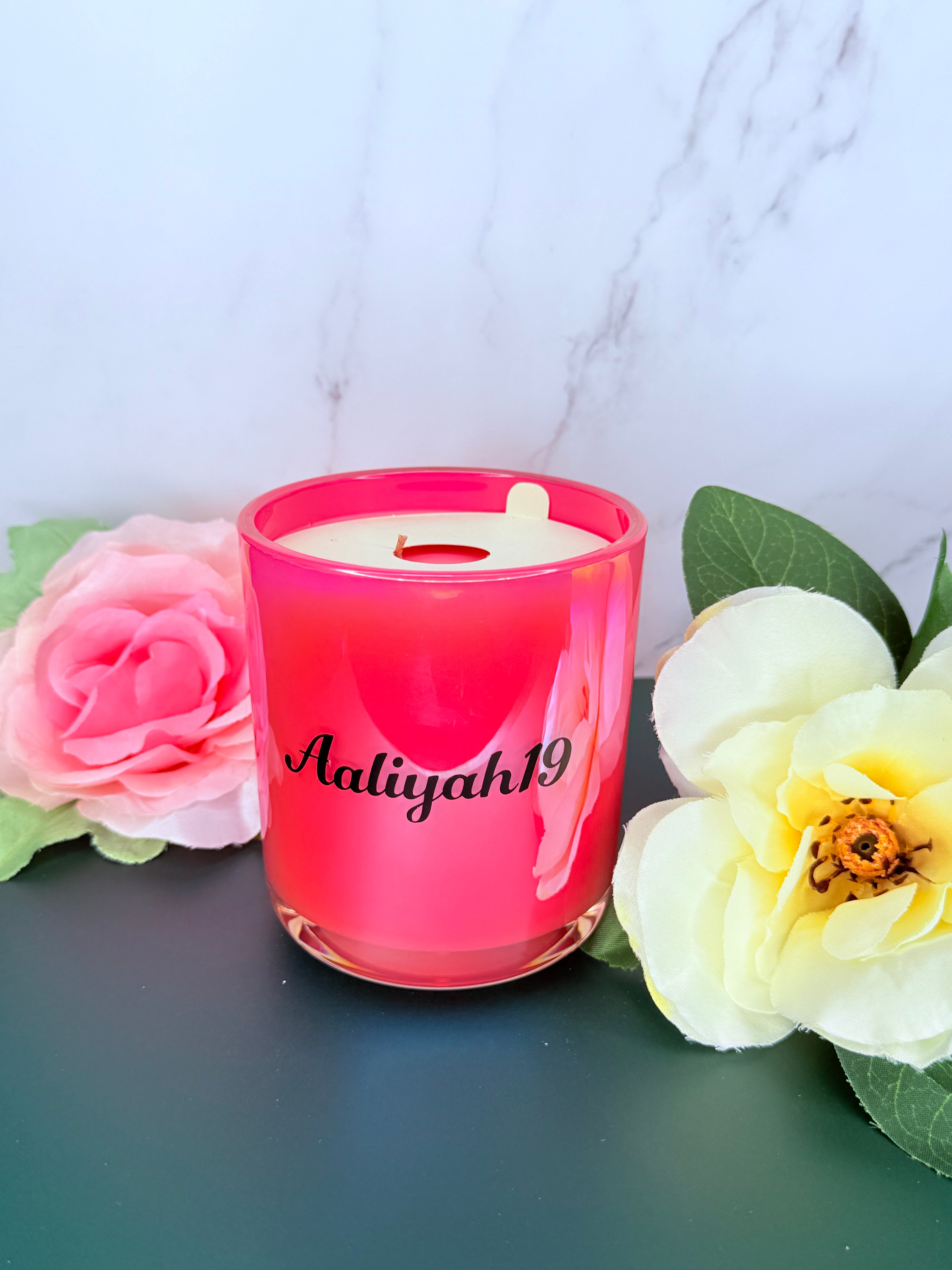 Double Wick Iridescent Pink