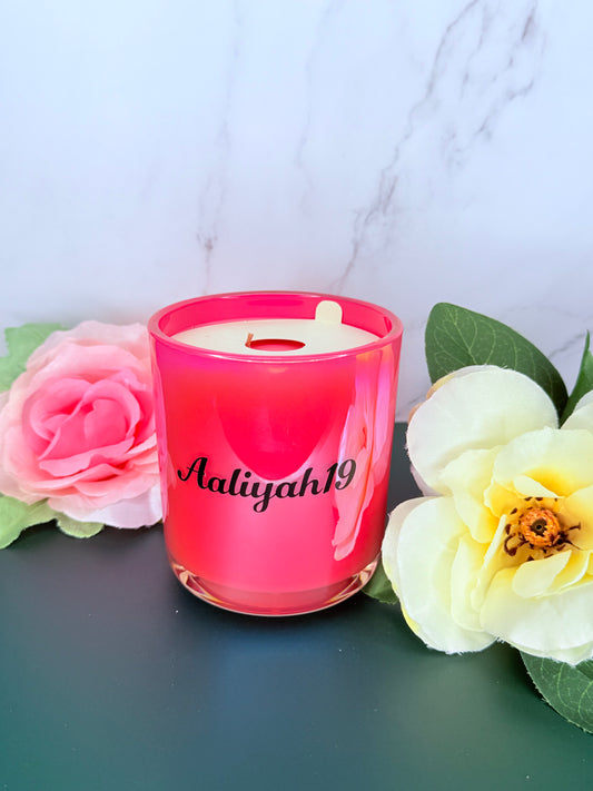 Double Wick Iridescent Pink