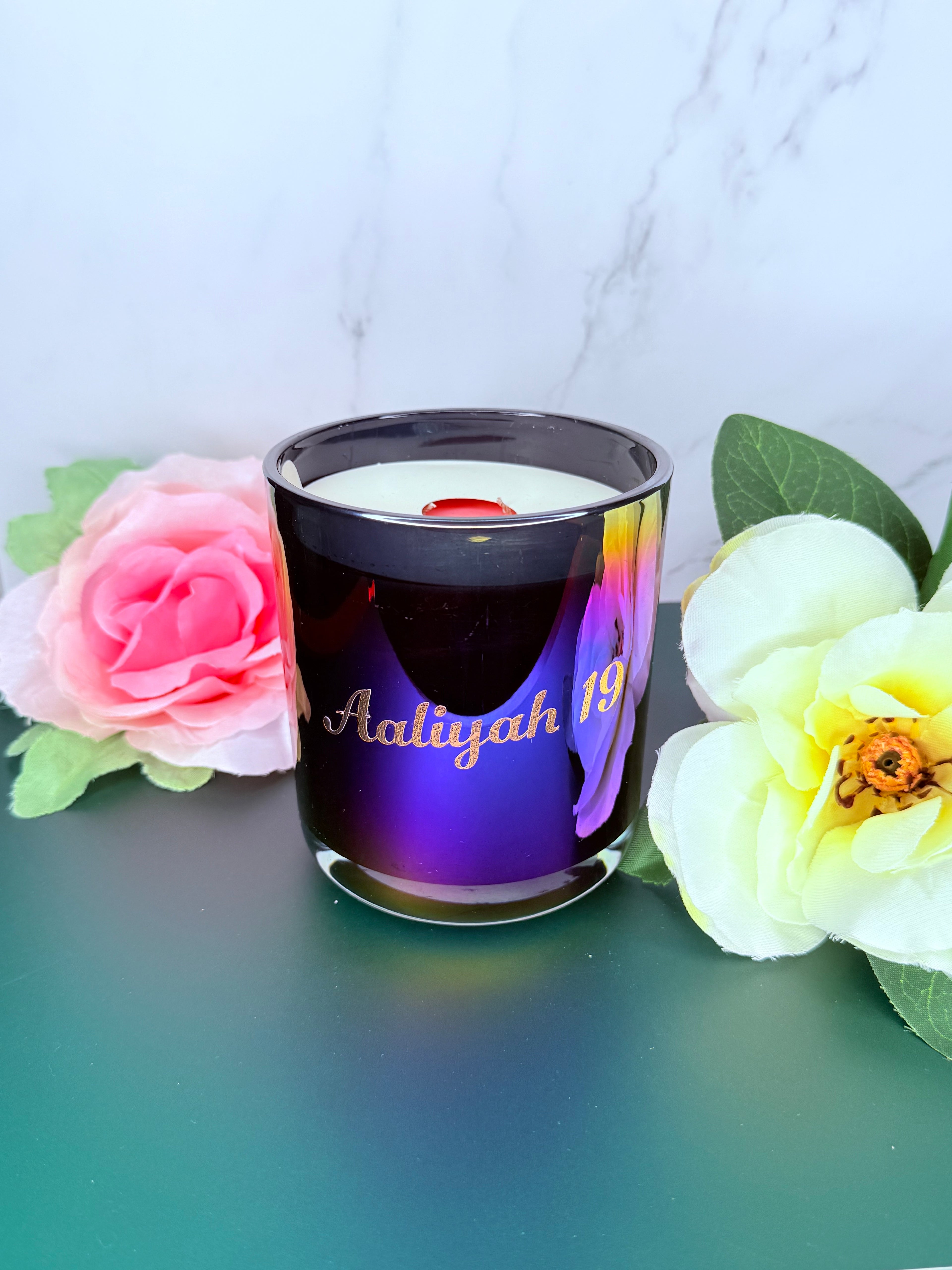 Double Wick Iridescent Black